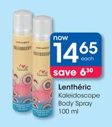 Lentheric Kaleidoscope Body Spray-100ml Each