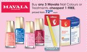 Mavala Nail Colours Or Treatments-Each