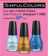 Sinful Colours Nail Products-Each