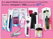 Clicks Beauty Essentials Or Cosmetic Brushes-Each