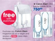 Calvin Klein CK2 Eau De Toilette 50ml