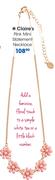 Claire's Pink Mini Statement Necklace