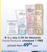Oh So Heavenly Facial Products-Each