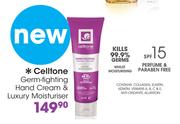 Celltone Germ Fighting Hand Cream & Luxury Moisturiser