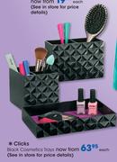 Clicks Black Cosmetics Trays-Each