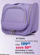 Clicks Hard Square Vanity Bag