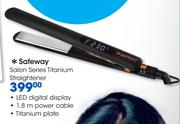 Safeway Salon Series Titanium Straightener