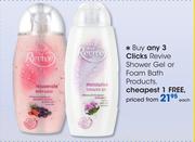 Clicks Revive Shower Gel Or Foam Bath Products-Each