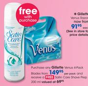 Gillette Venus 4 Pack Blades-Per Pack
