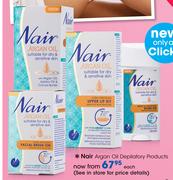 Nair Argan Oil Depilatory Products-Each