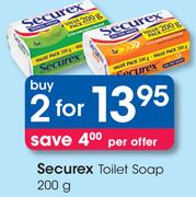 Securex Toilet Soap-2x200g