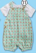 Clicks Made 4 Baby Boys Dungaree Set