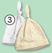 Clicks Made 4 Baby 2 Pack Beanies