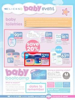 Clicks : Big Baby Savings (13 Oct - 13 Nov 2016), page 8