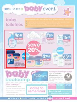 Clicks : Big Baby Savings (13 Oct - 13 Nov 2016), page 8