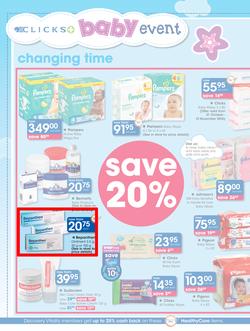 Clicks : Big Baby Savings (13 Oct - 13 Nov 2016), page 12