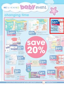 Clicks : Big Baby Savings (13 Oct - 13 Nov 2016), page 12