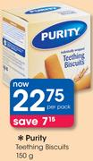 Purity Teething Biscuits-150g Per Pack
