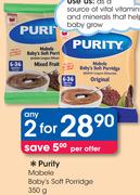 Purity Mabele Baby's Soft Porridge-2x350g