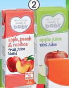 Clicks Made 4 Baby Juice-4x200ml Per Offer