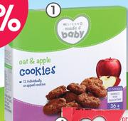 Clicks Made 4 Baby Oat & Apple Toddler Cookies-160g