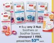 Nuk Soothers Or Soother Savers-Each