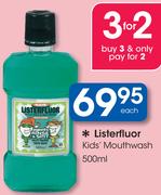 Listerfluor Kids Mouthwash-500ml