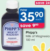 Phipp's Milk Of Magnesia-100ml