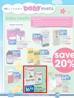 Clicks : Big Baby Savings (13 Oct - 13 Nov 2016), page 20