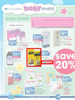 Clicks : Big Baby Savings (13 Oct - 13 Nov 2016), page 20