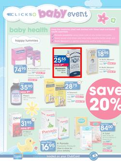 Clicks : Big Baby Savings (13 Oct - 13 Nov 2016), page 20