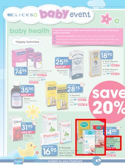 Clicks : Big Baby Savings (13 Oct - 13 Nov 2016), page 20