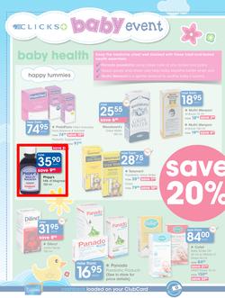 Clicks : Big Baby Savings (13 Oct - 13 Nov 2016), page 20
