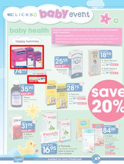 Clicks : Big Baby Savings (13 Oct - 13 Nov 2016), page 20