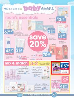 Clicks : Big Baby Savings (13 Oct - 13 Nov 2016), page 22