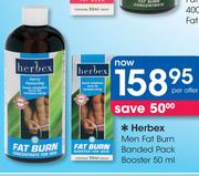 Hertbex Men Fat Burn Banded pack Booster 50ml-Per Offer