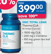 GNC Total Lean Thermo CLA 90 Softgel Capsules-Per Pack