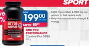 GNC Pro Performance Creatine Plus 5950-200g Per Pack