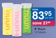 Nuun 12 Tableta-Per Tube