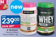 Nutritech Premium Whey Peanut Butter-1kg Each