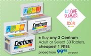 Centrum Adult Or Select 30 Tablets-Per Pack