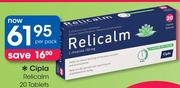 Cipla Relicalm 20 Tablets-Per pack