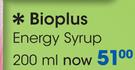 Bioplus Energy Syrup-200ml