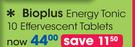 Bioplus Energy Tonic 10 Effervescent Tablets-Per Pack