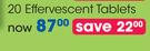 Bioplus Energy Tonic 20 Effervescent Tablets-Per Pack