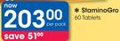 Stamino Gro 60 Tablets-Per Pack