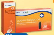 Clicks Overindulgence 20 Capsules-Per pack