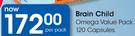 Brain Child Omega Value Pack 120 Capsules-Per Pack