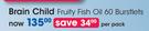 Brain Child Fruity Fish Oil 60 Brustlets-Per Pack