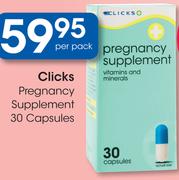 Clicks Pregnancy Supplement 30 Capsules-Per Pack